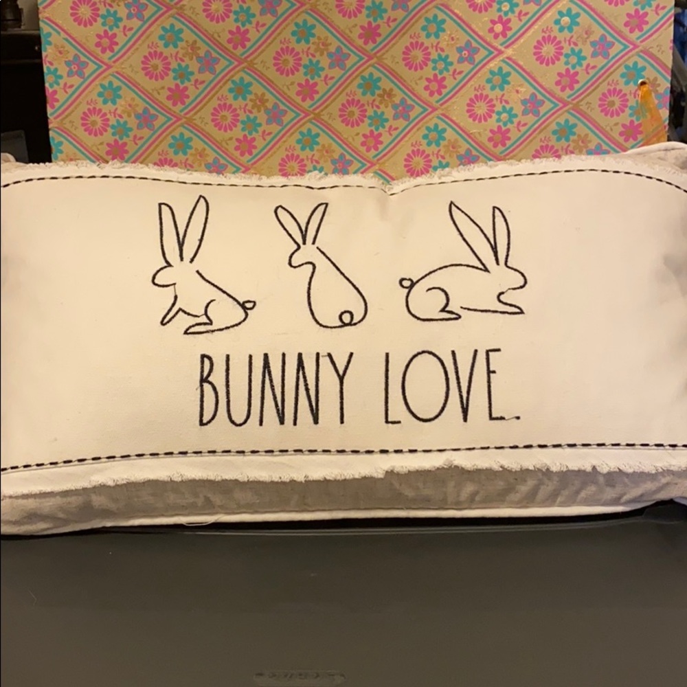 Rae Dunn “Bunny Love” pillow